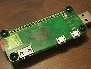 raspberry pi zero l'elettronica custodia 3d print model - Mito3D