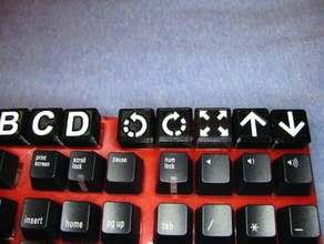 alps makro keycaps bilgisayar klavye tuşları 3d print model - Mito3D