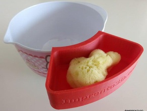 sponge holder organization baby bowl esponja 3d print model - Mito3D