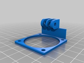 soğutma fan huxley 3d yazıcı parçalar mount 3d print model - Mito3D