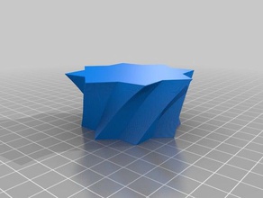 my customized square bowl v1 decor 3d print model - Mito3D