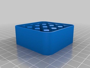 cassa di batteria aa 16x superiore i contenitori personalizzato 3d print model - Mito3D