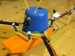 baldacchino fpv camera mount rc-explorerse tricopter veicoli 3d print model - Mito3D