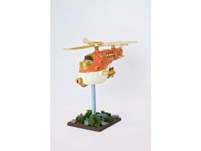 dwarf gyrobomber games 28mm scale cannon helicopter miniature miniwargaming tabletop wargame wargames warhammer fantasy 3d print model - Mito3D