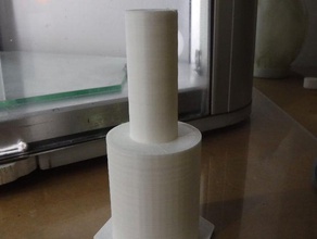 simple spool holder rostock printers 3d accessories delta printer italymaker wasp 3d print model - Mito3D