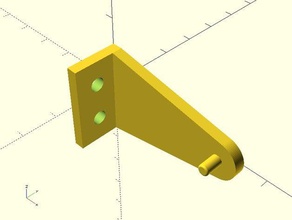 anpassbare blind hold down bracket-Halterung Haushalt Jalousien clip 3d print model - Mito3D
