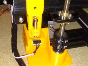 tevo bracket lead screw bearing holder adjustable end-stop 3d printer parts endstop tarantula 3d print model - Mito3D