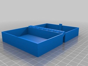 klappbar dice game box 3d drucken tests angepasst 3d print model - Mito3D