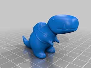 pequeño t-rex reelaborado esculturas 3d print model - Mito3D