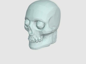 cohete de cerdo juegos cráneo piedra wgem ojos juguete accesorios 3d print model - Mito3D
