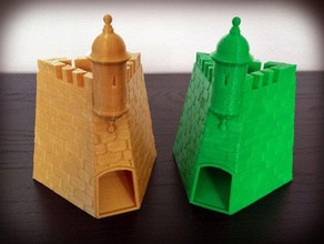 dice tower &ldquola garita del castillo san felipe morro&ldquo 3d print model - Mito3D