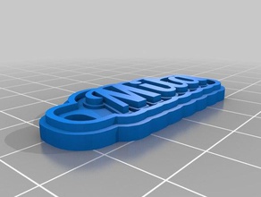 mila Schlüsselanhänger angepasst 3d print model - Mito3D