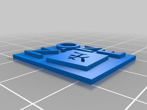 prueba logotipo parçaları 3d print model - Mito3D