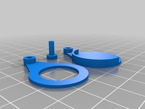 peephole cover household 3d print model - Mito3D