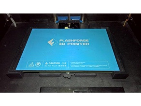 chaves flashforge creator pro 3d a impressora os acessórios mods glassbed 3d print model - Mito3D
