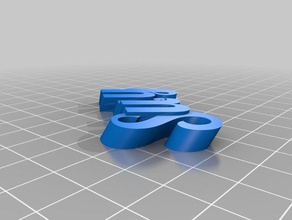 suzy keyfob portachiavi organizzazione personalizzato 3d print model - Mito3D