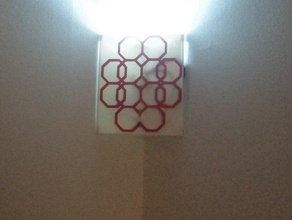 corner lamp decor 3d print model - Mito3D