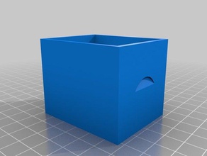 drawer rectangle box 485x485x55mm 3d printing 3d print model - Mito3D