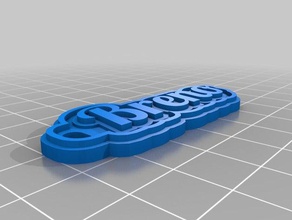 llavero de breno llaveros personalizado 3d print model - Mito3D