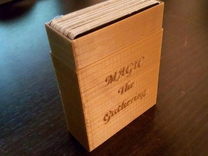 carte magic box jouet jeu accessoires noir le pont deck la magie de cueillette blanc 3d print model - Mito3D