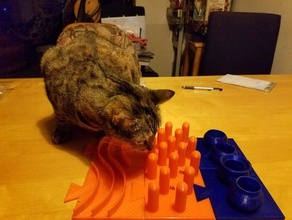 gato de alimentação da plataforma animais estimação animal alimentador 3d print model - Mito3D