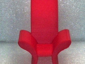 modelo de acero inoxidable la silla muebles casa muñecas maqueta mini en miniatura más peluche presidente 3d print model - Mito3D