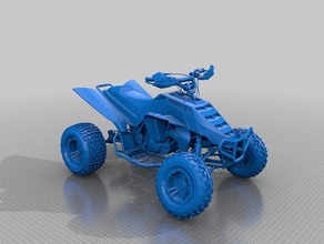 atv modelleri bisiklet diarama minyatür motosiklet dört araç 3d print model - Mito3D