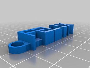 felix Schlüsselbund - Organisation angepasst 3d print model - Mito3D