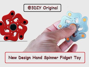 neue hand spinner zappeln Spielzeug Kugellager 625z - Spiele 2016 3 diy original genial cool fidget stellen abonnieren video youtube 3d print model - Mito3D