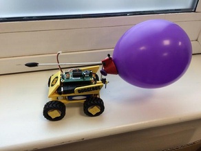 micro pi noon balloon holder robotics zero raspberry 3d print model - Mito3D