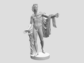 l'apollon du belvédère sculptures 3d print model - Mito3D