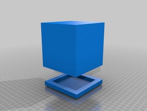 mini box i contenitori cubo barattolo minimalista semplice 3d print model - Mito3D