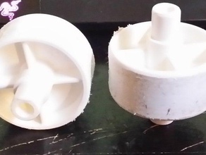 ikea samla wheel remplacement replacement parts 3d print model - Mito3D