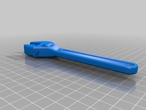 kleiner verstellbarer Schraubenschlüssel hand tools 3d print model - Mito3D