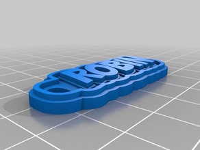 robin llavero llaveros personalizado 3d print model - Mito3D