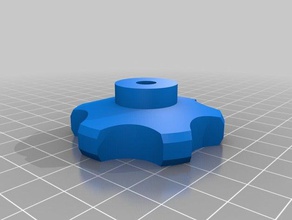 m6 metric screw knob diy customized 3d print model - Mito3D