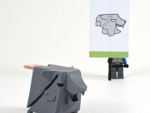 stark kurt arması var hayvanlar fizzbit gameofthrones 3d print model - Mito3D