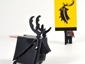 ha baratheon cervo sigillo animali fizzbit gameofthrones 3d print model - Mito3D