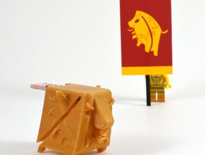 obtenu lannister lion sigil animaux fizzbit gameofthrones 3d print model - Mito3D