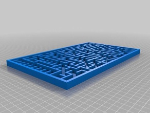 mon personnalisée a-maze-ing labyrinthe puzzles 3d print model - Mito3D