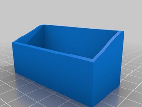 tablero hyperorganizer y comercio rectangular de 1 organización personalizado 3d print model - Mito3D