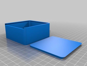 mi personalizados paramétrico redondeado de deslizamiento superior la caja contenedores 3d print model - Mito3D