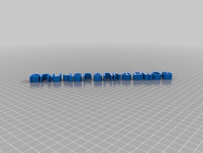 armenische alphabet-Elemente 3d drucken 3d print model - Mito3D