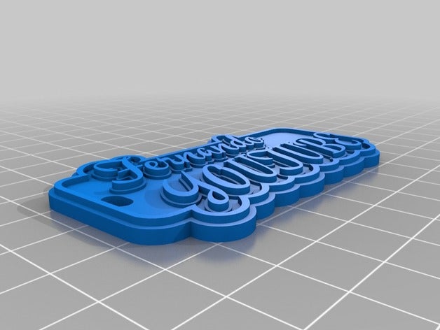 llavero de fernando el pro llaveros personalizado 3D print model - Mito3D