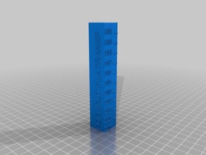 temperature calibration tower esun pla black 3d printing tests customized 3d print model - Mito3D