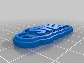 sibilla portachiavi i personalizzato 3d print model - Mito3D