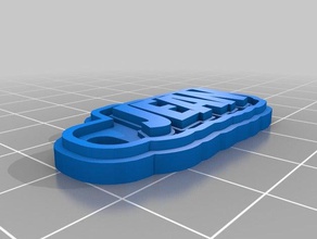 jean keychain keychains customized 3d print model - Mito3D