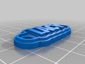 lacy keychain keychains customized 3d print model - Mito3D