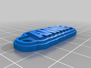 annie chaveiro chaveiros personalizado 3d print model - Mito3D