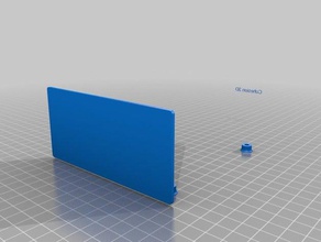 c3d remix v1 lado de la caja del panel shell electrónica personalizado 3d print model - Mito3D